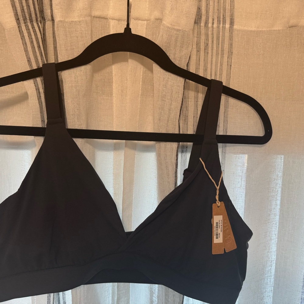 SKIMS Fits Everybody Triangle Bralette 3X Black